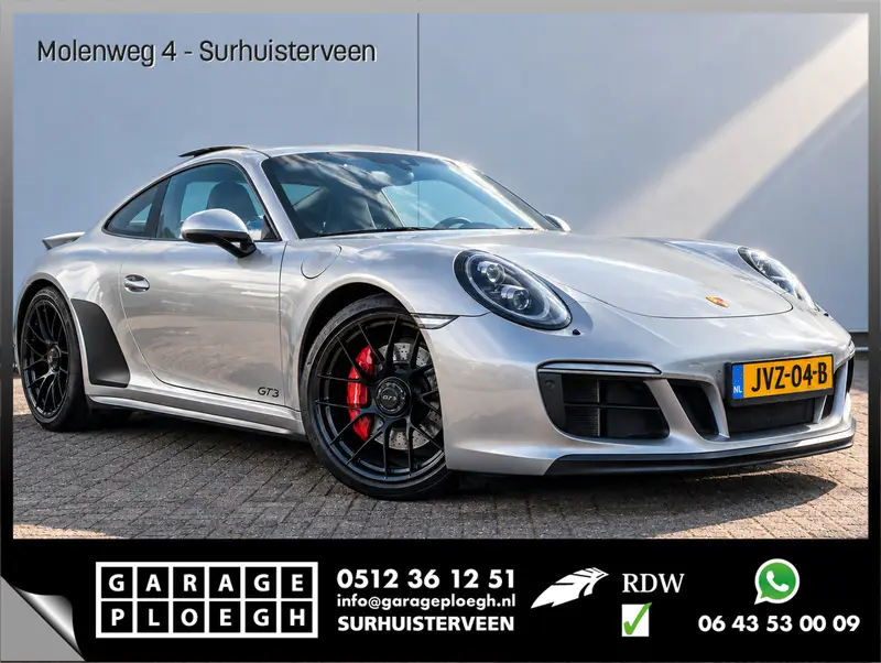 Porsche 911 3.0 Carrera GTS 991 4WS Carbon buckets Full Dealer-Serviced SportChrono Carbon-Interior Sport-Exhaust Perfect Condition! 2017 leasen bij DreamLease: foto 1