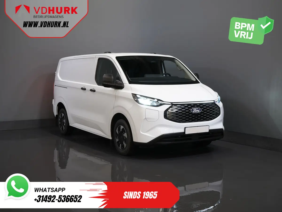 Ford E-Transit Custom Trend 330 km WLTP 218 pk LED/ Standkachel/ Snellader/ 2.3t Trekverm./ Stoelverw./ Carplay/ Climate/ Camera/ PDC/ Cruise: foto 1