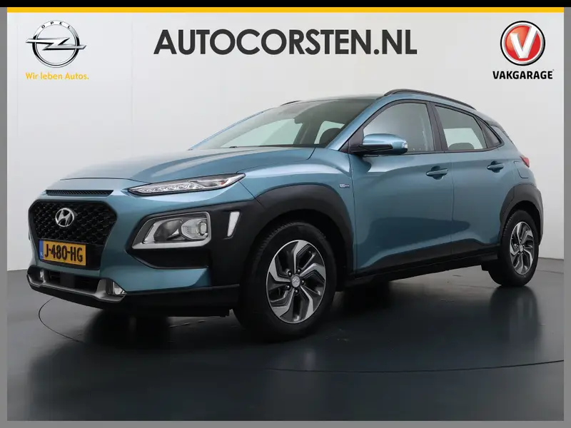Hyundai Kona 1.6I 142PK AUT-6 HEV Camera Adap.Cruise Navi Ecc Krell®-Audio Apple Carplay Android Auto Comfort 2021 leasen bij DreamLease: foto 1