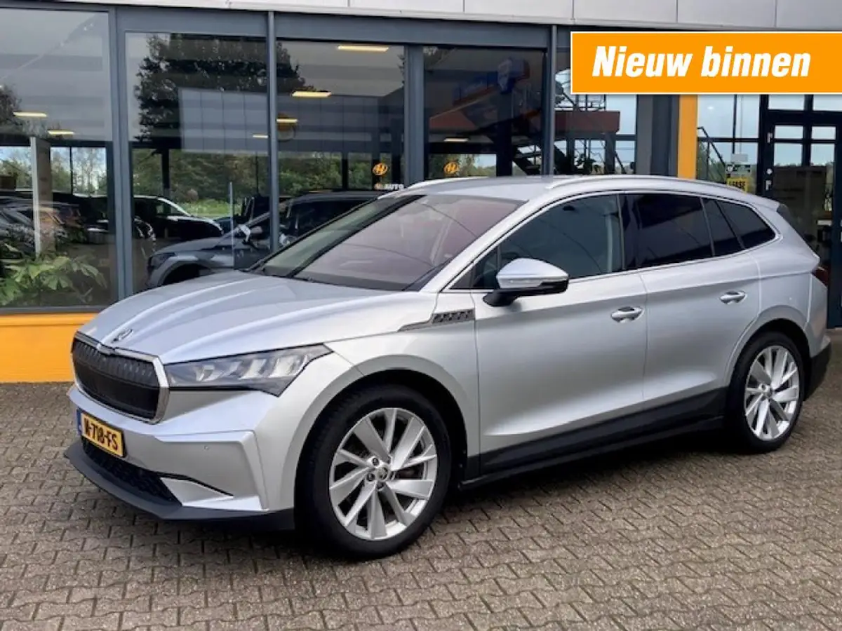 Škoda Enyaq iV 80 SOH 93% - elect. trekh - camera - stoel/stuur verw - 20 LM - deels leren bekleding: foto 1
