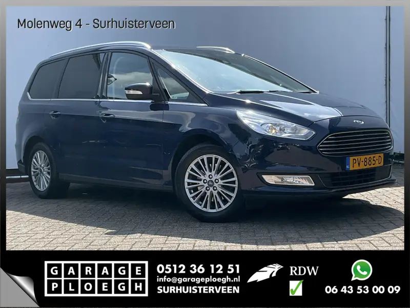 Ford Galaxy 1.5 Titanium 7-Pers Trekhaak Cruise Carplay Stoelverw Pdc Clima Voll.Onderhouden! 2017 leasen bij DreamLease: foto 1