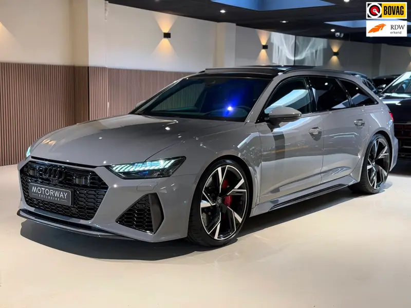Audi RS6 Avant 4.0 TFSI quattro 600PK |Dyn+|Pano|Ceramic|360|B&O| 2021 leasen bij DreamLease: foto 1