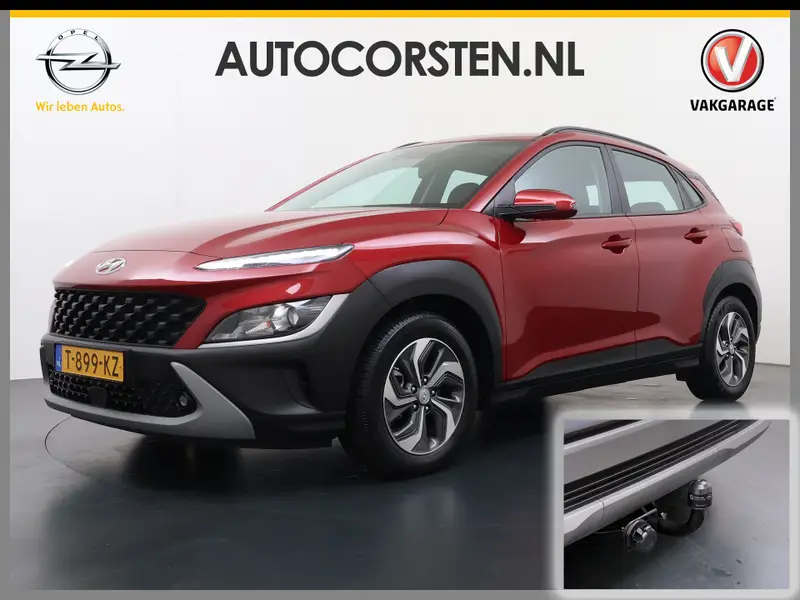Hyundai Kona 1.6GDI HEV Hybride Autom. Trekhaak Adap.Cruise Camera Apple Carplay Android Auto Navi Ecc Pdc Comfort Smart 2023 leasen bij DreamLease: foto 1
