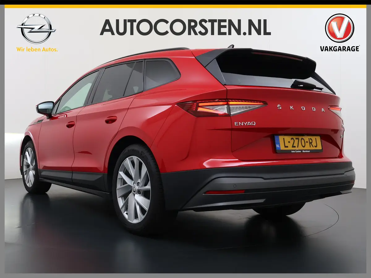 Škoda Enyaq iV 60 SOH 92% Adap.Cruise 360°Camera Stuur+Achterbank+Stoel Verwarming Elek.Stoel+Memory 3-Zone Ecc Elek.Achterklep Apple Carplay Android Auto Navi Pdc: foto 2