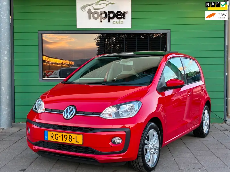 Volkswagen up! 1.0 BMT high up!|1e Eigenaar|Camera|Panoramadak|PDC|Stoel Verw.|Climatronic|CruiseControl|LM-Velgen|NAP|Nieuwe APK| 2017 leasen bij DreamLease: foto 1