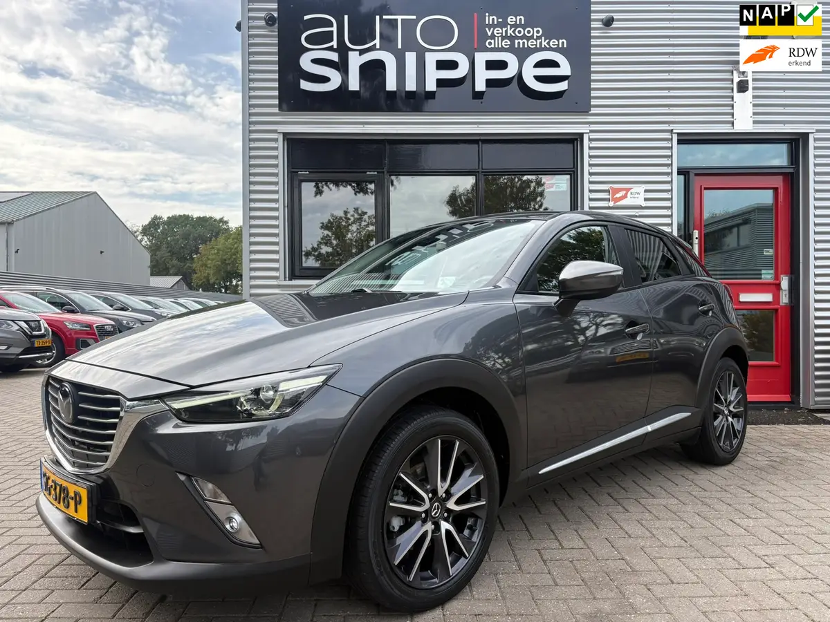 Mazda CX-3 2.0 SkyActiv-G 120 GT-M -STOEL + STUURWIELVERWARMING-DAB+-LED-TREKHAAK-HALF LEDER-BOSE SOUNDSYSTEM-CAMERA-1STE EIGENAAR: foto 1