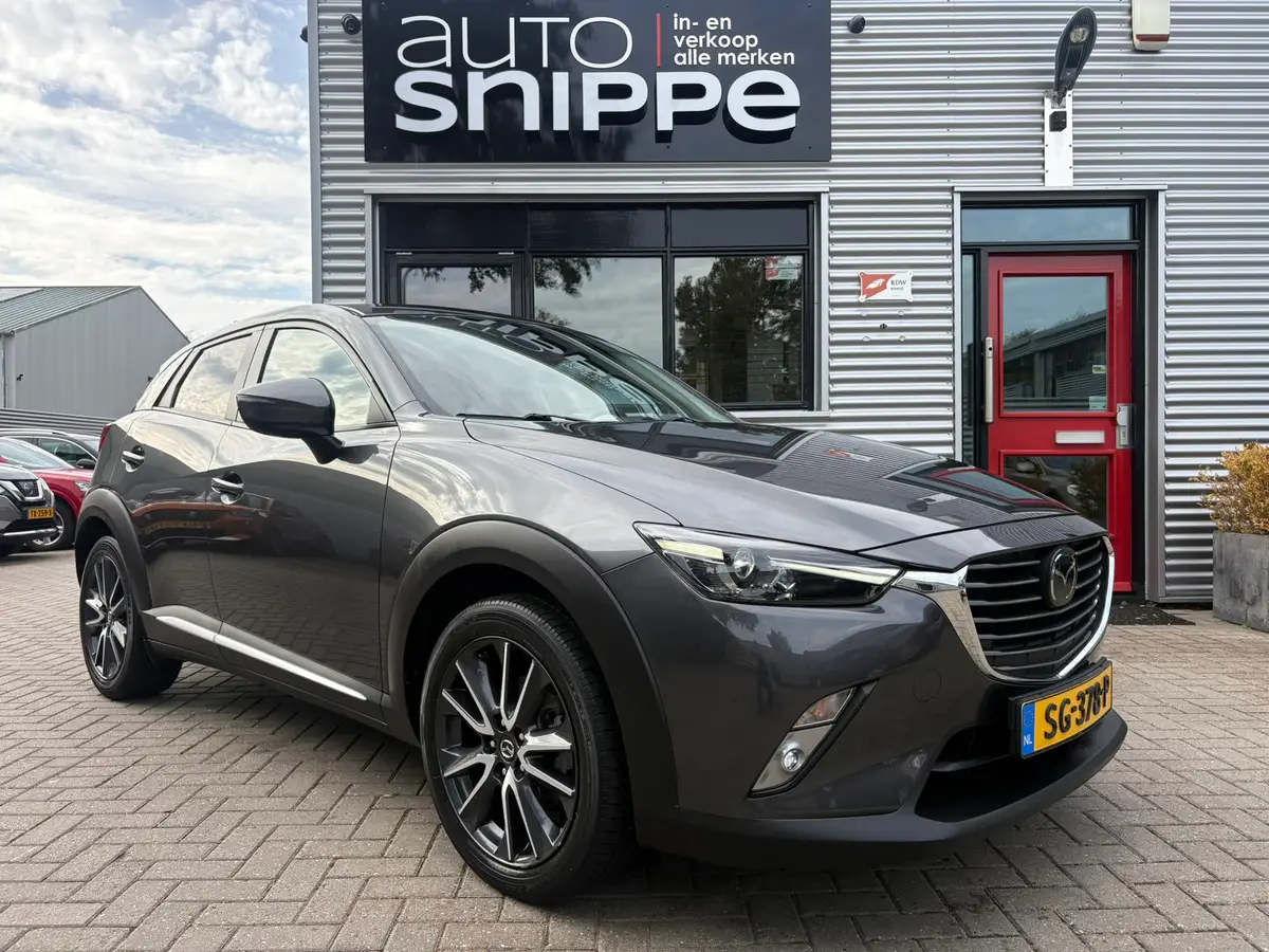 Mazda CX-3 2.0 SkyActiv-G 120 GT-M -STOEL + STUURWIELVERWARMING-DAB+-LED-TREKHAAK-HALF LEDER-BOSE SOUNDSYSTEM-CAMERA-1STE EIGENAAR: foto 2