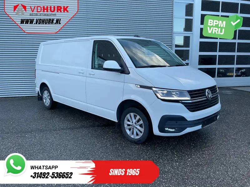 Volkswagen Transporter 2.0 TDI 150 pk DSG Aut. L2 LED/ Adapt.Cruise/ Carplay/ Standkachel/ Stoelverw./ Navi/ Airco/ Camera/ PDC/ 16’LMV/ Trekhaak 2020 leasen bij DreamLease: foto 1
