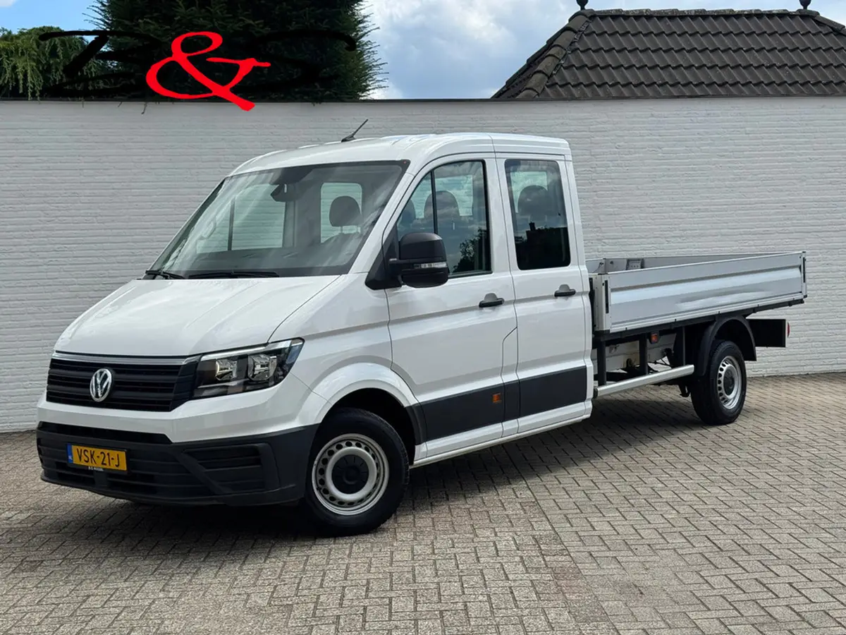 Volkswagen Crafter 35 2.0 TDI L3 DC Trendline Trekhaak 2800kg Trekgewicht Airco Cruise Carplay laadbak 2.700X 2.030: foto 1