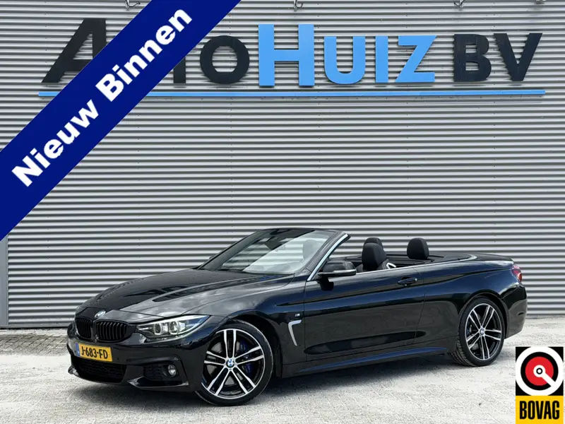 BMW 4 Serie Cabrio 420i High Executive M Sport LED DAB Navi Pro HiFi Pakket Leder 19 Inch 2020 leasen bij DreamLease: foto 1