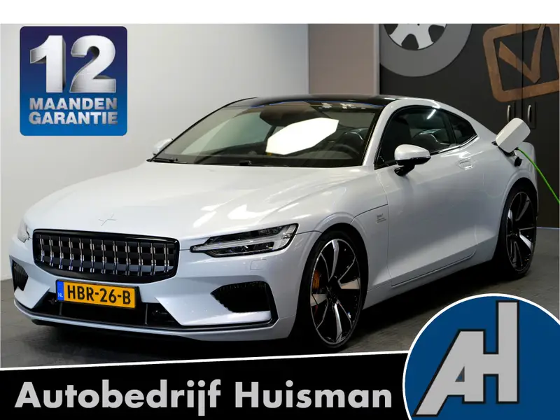 Polestar 1 Performance 2.0 PHEV 448kW/609pk Aut8 Nummer 815/1500! PANORAMADAK + BOWERS&WILKINS + ADAPT.CRUISE + PILOT ASSIST + STOEL-&STUURVERWARMING + NATUURLEER + 360 CAMERA + BLIS + MATRIX LED + LANE ASSIST + PARKSENSOREN + 2 x 21" LM-VELGEN!! 2020 leasen bij DreamLease: foto 1