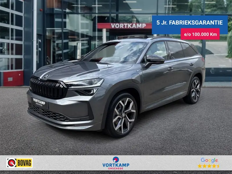 Škoda Kodiaq 1.5 TSI PHEV SPORTLINE FISCAAL LAAG!! TREKHAAK/20''/PANO-DAK/ELEK-KLEP/ACC/360-CAMERA 2026 leasen bij DreamLease: foto 1