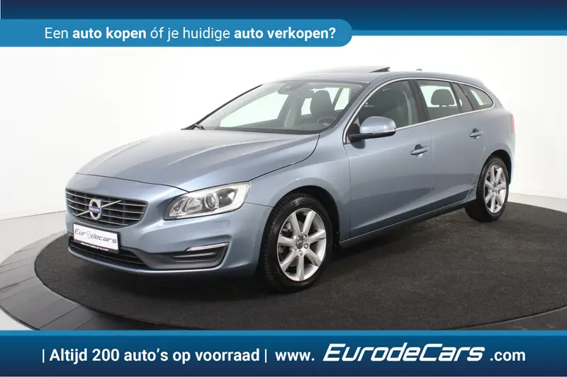 Volvo V60 1.5 T3 Polar+ *Leer*Navigatie*Schuifdak*Stoelverwarming* 2017 leasen bij DreamLease: foto 1