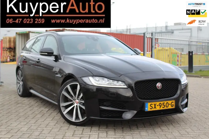 Jaguar XF Sportbrake 2.0d Portfolio automaat NAP leder dealer onderhouden camera pano 2018 leasen bij DreamLease: foto 1