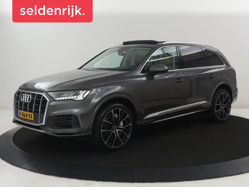 Audi Q7 55 TFSI e quattro Pro Line Plus | Panoramadak | Trekhaak | Leder | Stoelkoeling | 2021 leasen bij DreamLease: foto 1