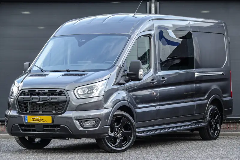 Ford Transit L3H2 Doppelkabine | 165Ps A8 Aut. | 2x Schiebetür | Anhängerkupplung | 19'' | Magnetic Grey | Neues Modell 2025 leasen bij DreamLease: foto 1