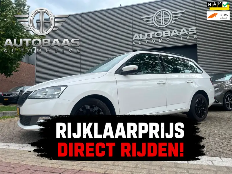 Škoda Fabia Combi 1.0 TSI Ambition **NW APK 07-2028** AUTOMAAT+NLAUTO+1EIG+AIRCO+PARKEERSENSOREN+DEALERONDERHOUDEN+INCL BTW+ 2022 leasen bij DreamLease: foto 1