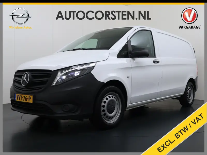 Mercedes-Benz Vito 116CDI 164pk AUT-9 Navi *Sortimo Kasten* Adaptive-ControlCamera PDC-a+v Lane-Assist Sport/Comfort-Stoelen+Verwarmd Trekhaak Ecc Euro 6 Bluetooth Stoelverwarming Pdc Brake-Assist 2023 leasen bij DreamLease: foto 1