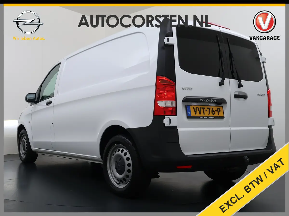 Mercedes-Benz Vito 116CDI 164pk AUT-9 Navi *Sortimo Kasten* Adaptive-ControlCamera PDC-a+v Lane-Assist Sport/Comfort-Stoelen+Verwarmd Trekhaak Ecc Euro 6 Bluetooth Stoelverwarming Pdc Brake-Assist: foto 2