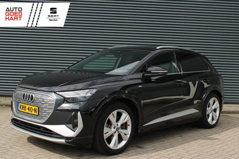 Audi Q4 e-tron 40 S-Line 77 kWh Camera Adaptive-Cruise Navigatie Stoelverwarming Led 2023 leasen bij DreamLease: foto 1