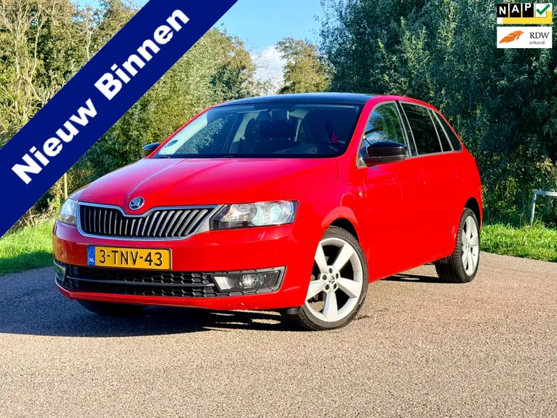 Škoda Rapid Spaceback 1.2 TSI Greentech Elegance Businessline Pro Pano Clima Cruise Control Navi DAB Xenon Stoelverwarming PDC NAP 2014 leasen bij DreamLease: foto 1