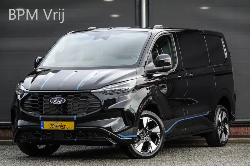 Ford Transit Custom L1H1 170Pk Aut. | Sport | 2xSchuifdeur | Achteruitrijcamera | Agate Black 2024 leasen bij DreamLease: foto 1
