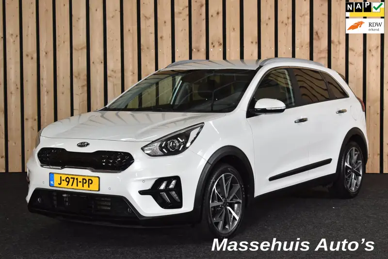 Kia Niro 1.6 GDi Hybrid DynamicPlusLine 122dkm 2e eig. NL-auto Carplay ACC LED Leer 18"4S + Nwe APK 2020 leasen bij DreamLease: foto 1