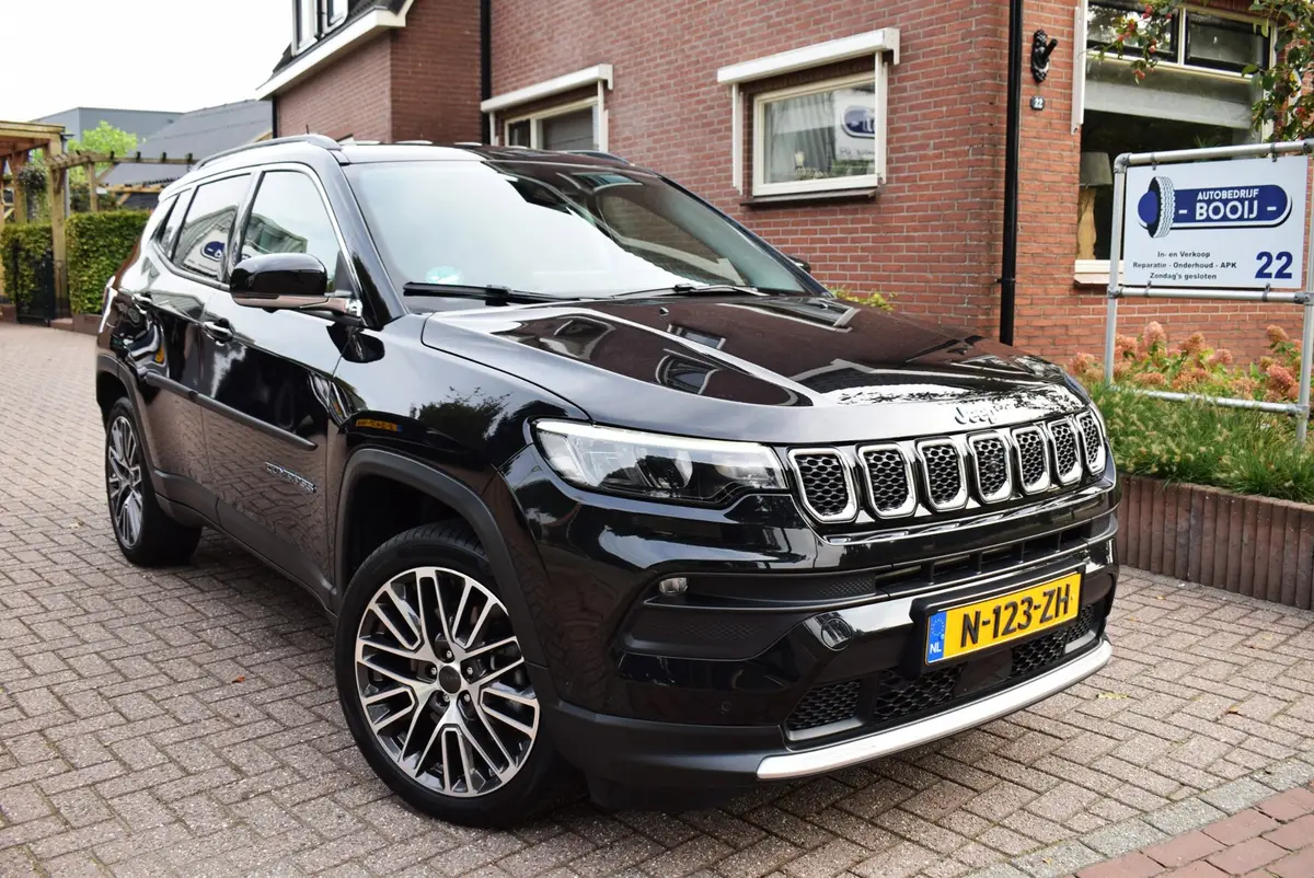 Jeep Compass 4xe 190 Plug-in Hybrid Electric Limited Lease Ed. AUTOM/ADAP CRUISE/360 gr/NL-AUTO/CARPLAY/PDC V+A/MATRIX LED/LEDER: foto 2