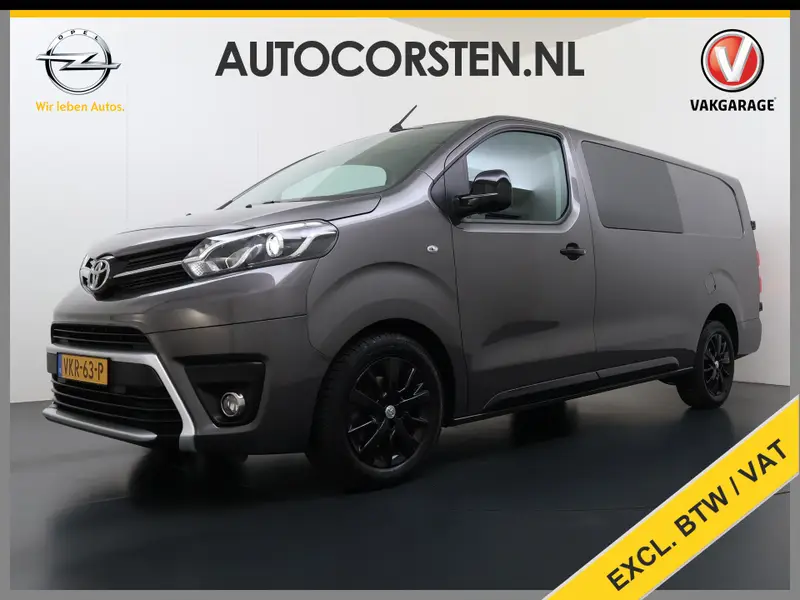 Toyota ProAce Worker 2.0D-4D L3H1 Dubbele Cabine 5-Persoons Ecc 3D-Navi Apple Carplay Android Auto Bluetooth Black Line Long DC 2021 leasen bij DreamLease: foto 1