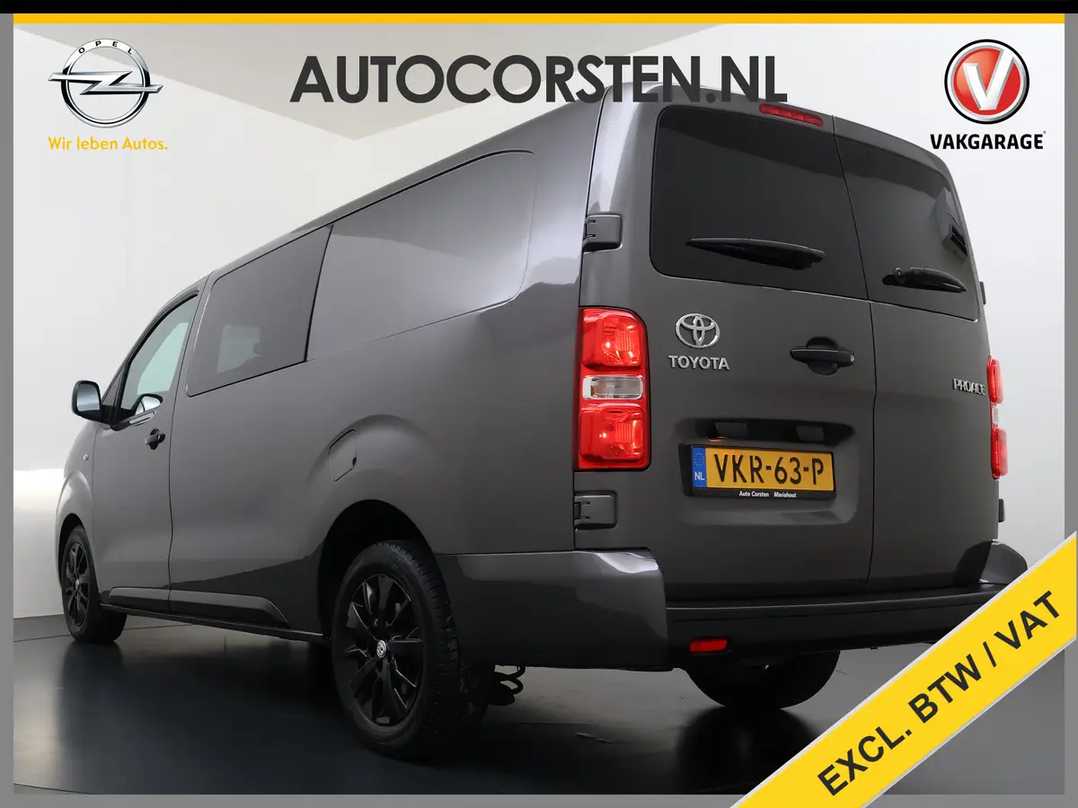 Toyota ProAce Worker 2.0D-4D L3H1 Dubbele Cabine 5-Persoons Ecc 3D-Navi Apple Carplay Android Auto Bluetooth Black Line Long DC: foto 2