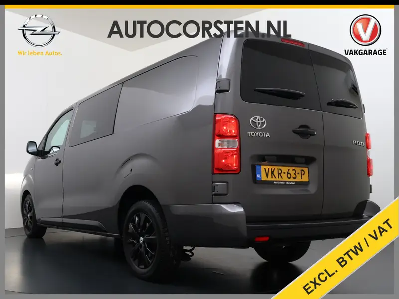 Toyota ProAce Worker 2.0D-4D L3H1 Dubbele Cabine 5-Persoons Ecc 3D-Navi Apple Carplay Android Auto Bluetooth Black Line Long DC 2021 leasen bij DreamLease: foto 2