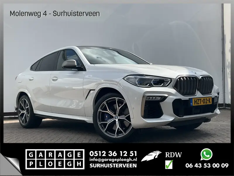BMW X6 M50D High Executive M-Sport HUD Trekhaak Harman/Kardon Laser-Led 360Cam 32940KM! 2020 leasen bij DreamLease: foto 1