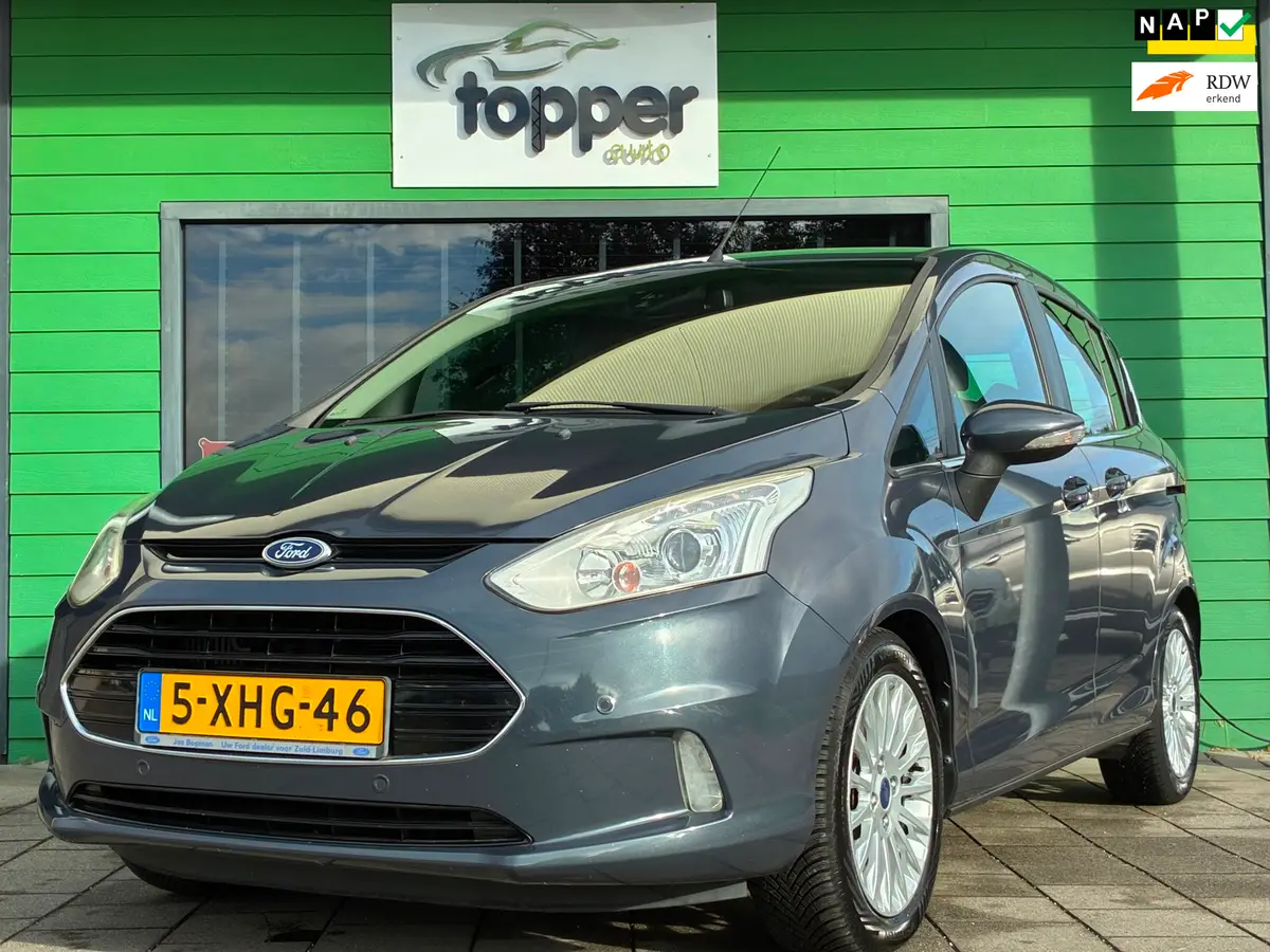 Ford B-MAX 1.0 EcoBoost Titanium|1e Eigenaar|Camera|Navigatie|CruiseControl|Climatronic|PDC|NAP|Goed Onderhouden!|: foto 1