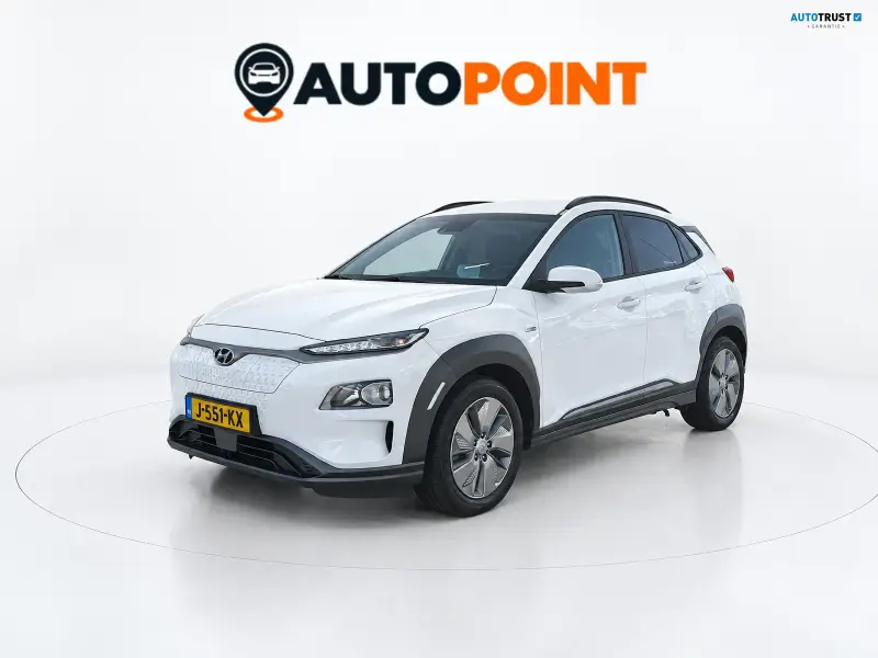 Hyundai Kona EV Fashion 64 kWh FASE3 SOH 100% |1E EIG|DEALEROND|HEADSUP|CAMERA|LEDER|BLIS|KEYLESSGO|PREMIUMAUDIO|NAVI|ADAPT.CRUISE 2020 leasen bij DreamLease: foto 1
