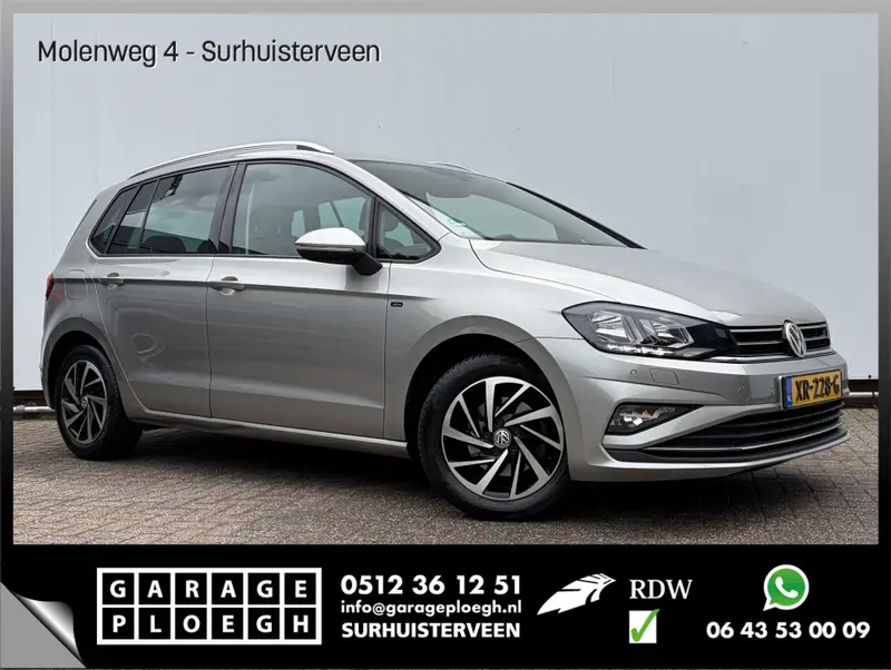 Volkswagen Golf Sportsvan 1.5 TSI ACT Highline Adapt.Cruise Stoelverw Trekhaak Carplay 2018 leasen bij DreamLease: foto 1