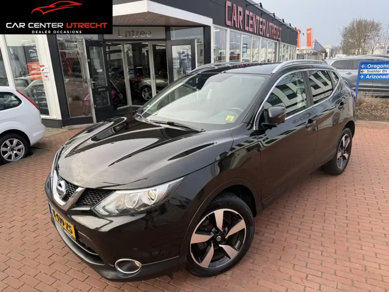 Nissan QASHQAI 1.2 N-Connecta ZWART |ACTIEPRIJS +nieuwe apk| 2017 leasen bij DreamLease: foto 1