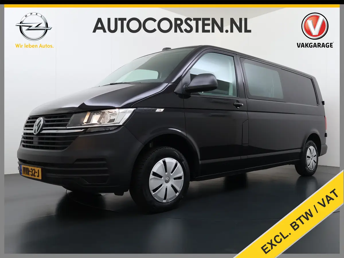 Volkswagen Transporter 2.0TDI D.C Dubbele Cabine 6-Pers. L2H1 28 Navi* Apple Carplay Android Mirror-Link Airco Bluetooth Cruise Control Pdc: foto 1