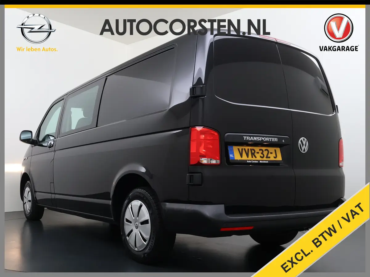 Volkswagen Transporter 2.0TDI D.C Dubbele Cabine 6-Pers. L2H1 28 Navi* Apple Carplay Android Mirror-Link Airco Bluetooth Cruise Control Pdc: foto 2