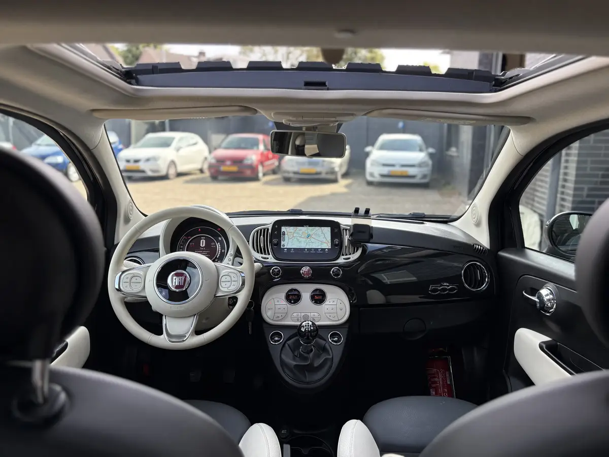 Fiat 500 1.0 Hybrid Dolcevita, schuifkantel/panodak, cruise/climate controle, 1/2leder: foto 2