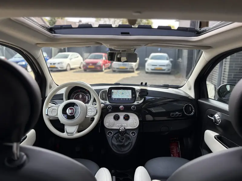 Fiat 500 1.0 Hybrid Dolcevita, schuifkantel/panodak, cruise/climate controle, 1/2leder 2022 leasen bij DreamLease: foto 2