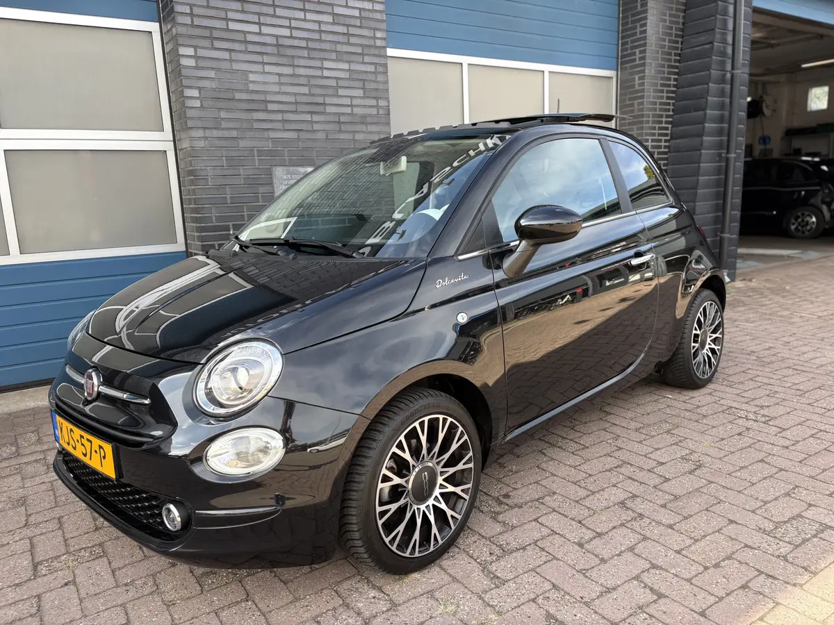 Fiat 500 1.0 Hybrid Dolcevita, schuifkantel/panodak, cruise/climate controle, 1/2leder: foto 33