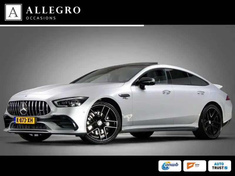 Mercedes-AMG GT 4-Door Coupe AMG 43 4MATIC+ (SPORTUITLAAT, PANO, APPLE CARPLAY/ANDROID AUTO, SFEERVERLICHTING, HEAD-UP, ACC) 2019 leasen bij DreamLease: foto 1