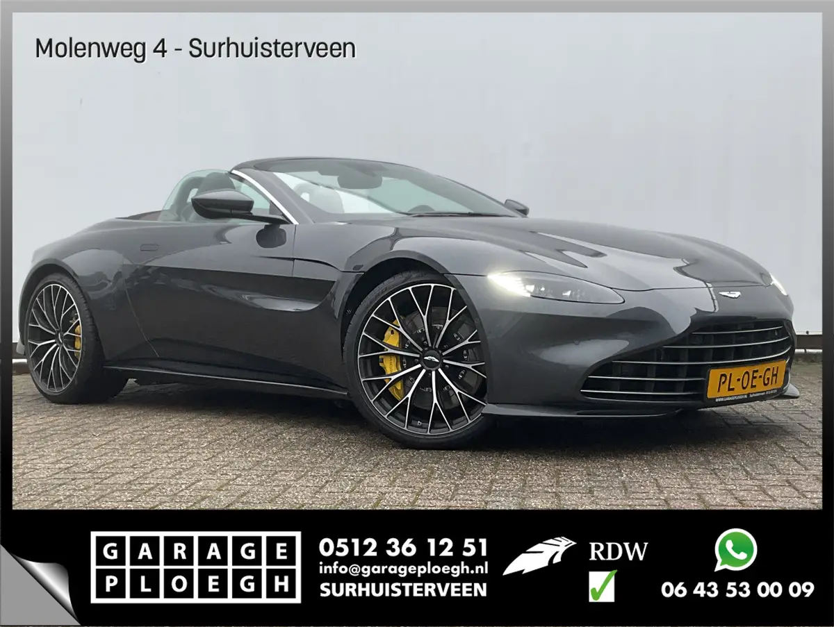 Aston Martin V8 Vantage Roadster 4.0 360° Leer Sportzetels 21 Inch Xenon-Grey 10.487KM!: foto 1