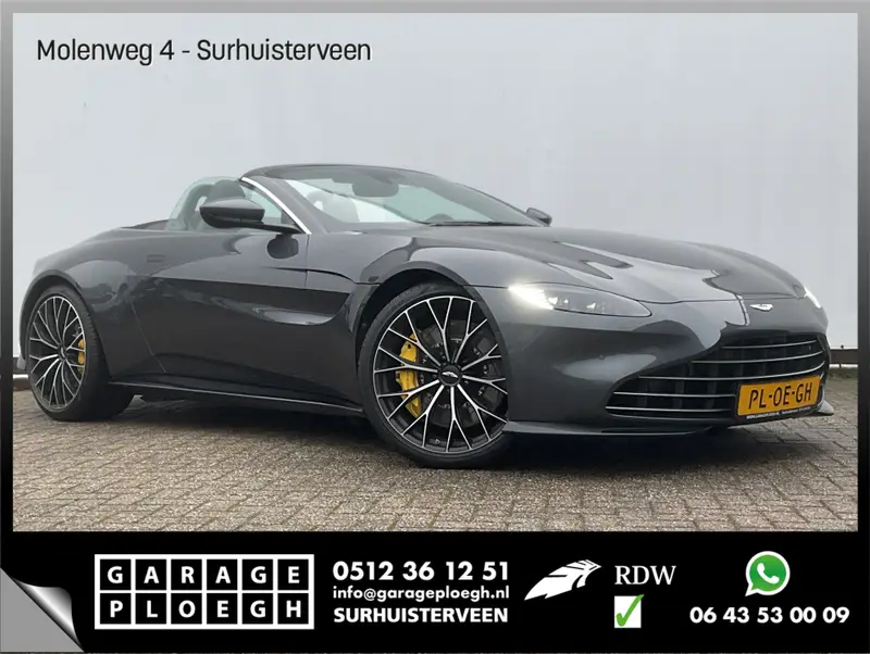 Aston Martin V8 Vantage Roadster 4.0 360° Leer Sportzetels 21 Inch Xenon-Grey 10.487KM! 2022 leasen bij DreamLease: foto 1