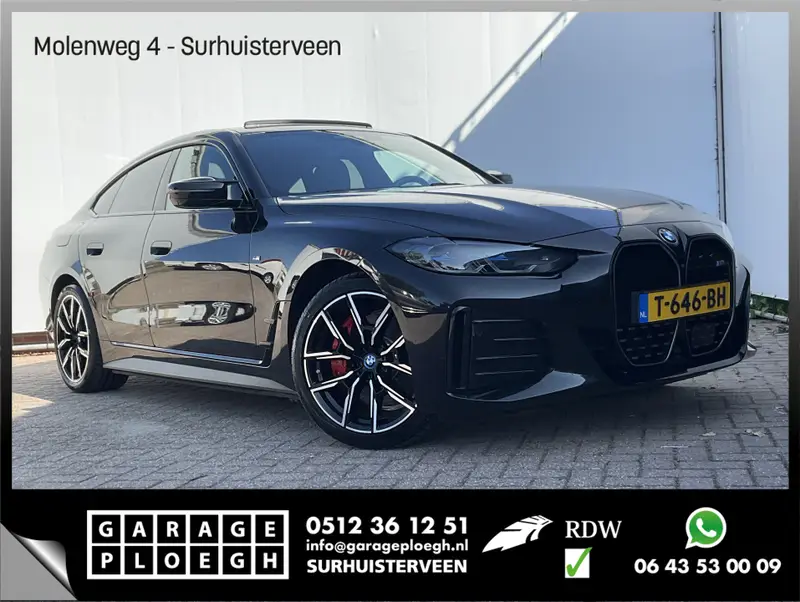 BMW i4 M50 M-Sport 84kWh 544PK sOH 95% Pano Laser HUD Harman/Kardon Elek.Trekhaak Leer BOMVOL! 2023 leasen bij DreamLease: foto 1
