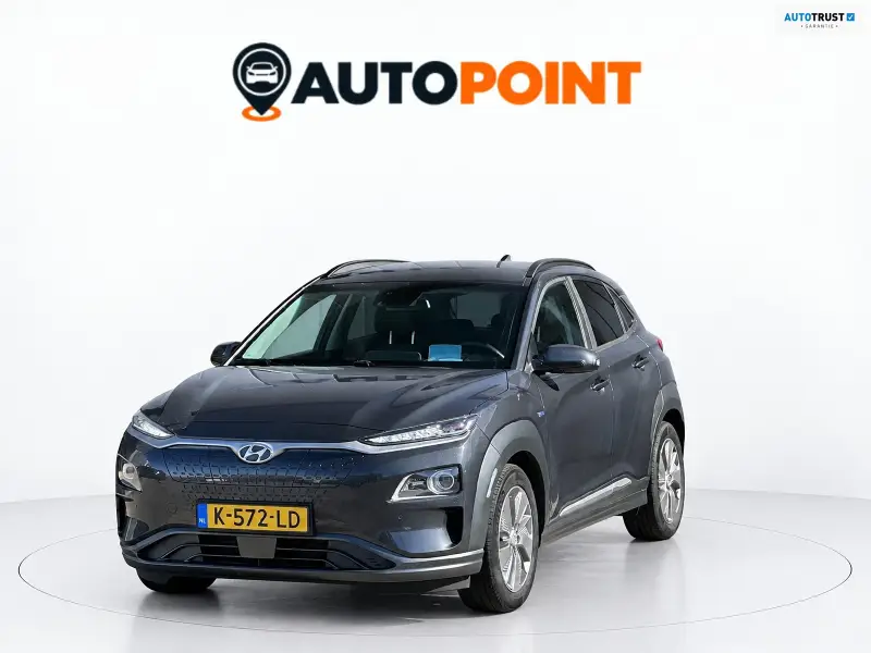 Hyundai Kona EV Limited 64 kWh FASE 3|SOH 100% HEADSUP|STOELVRM+VERKOELING|PANO|BLINDSPOT|LANEASSIST|ADAPT.CRUISE|ELEK.STO 2020 leasen bij DreamLease: foto 1