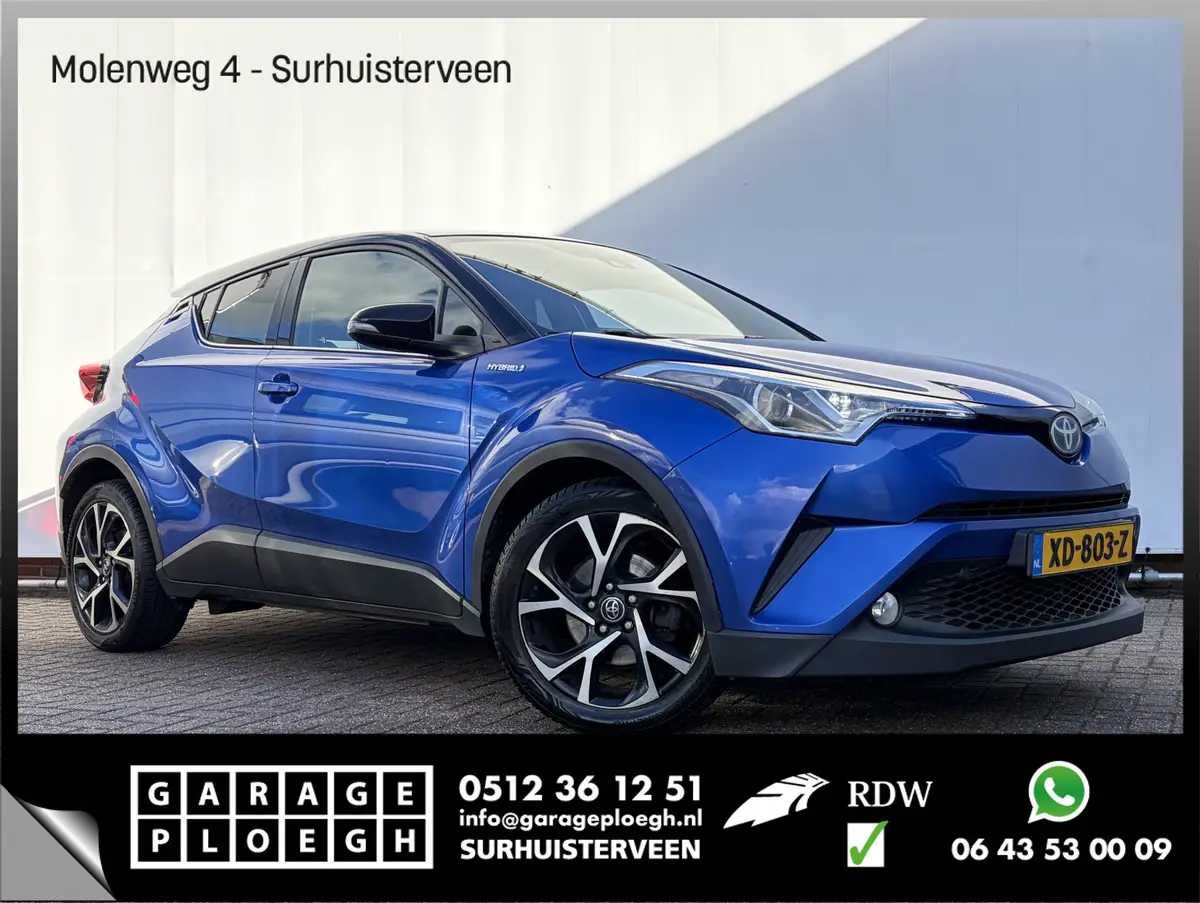 Toyota C-HR 1.8 Hybrid Bi-Tone Trekhaak Camera Nav/Cruise Stoelverw Voll.Onderhouden!: foto 1