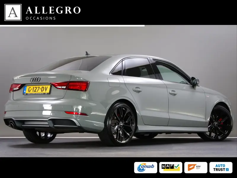 Audi A3 Limousine 30 TFSI Sport S-Line Edition (CRUISE CONTROL, CLIMATE CONTROL, NAVIGATIESYSTEEM, SPORTSTOELEN, RODE REMKLAUWEN) 2019 leasen bij DreamLease: foto 2