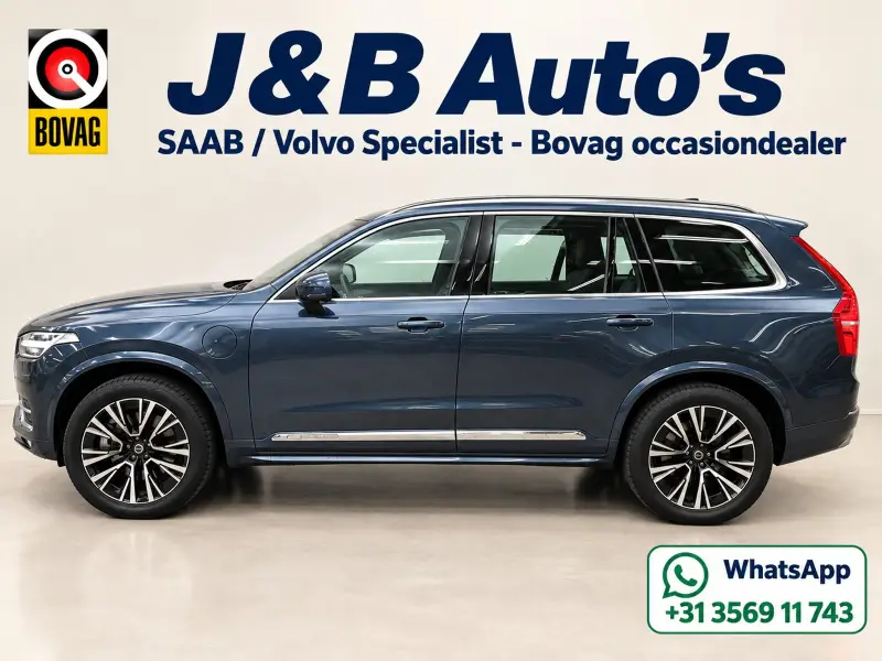 Volvo XC90 2.0 T8 Recharge AWD Ultimate Bright 7P Schuif/kantel dak Head UP 2023 leasen bij DreamLease: foto 1
