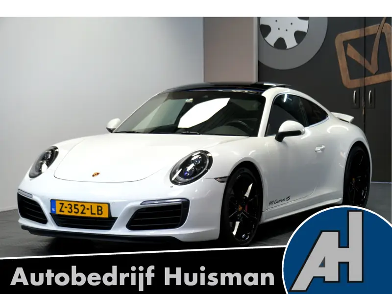 Porsche 911 3.0 Carrera 4S 309kW/420pk PDK7 SPORT CHRONO + PANORAMADAK + BOSE SOUND + PDLS+ LED DONKER + SPORTSTOELEN LEER + PASM + PCM NAVIGATIE + SPORTUITLAAT + STOELVERWARMING + CAMERA + CRUISE CONTROL + PARKSENSOREN + 20" LM-VELGEN!! 2017 leasen bij DreamLease: foto 1